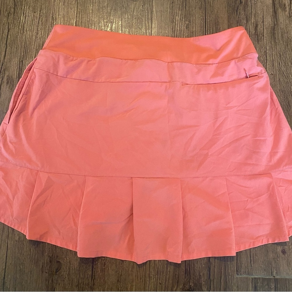 Nike Coral Pink Athletic Mini Skort - Picture 3 of 7